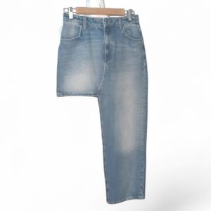 Zara Denim Mini / Maxi Skirt. Size S